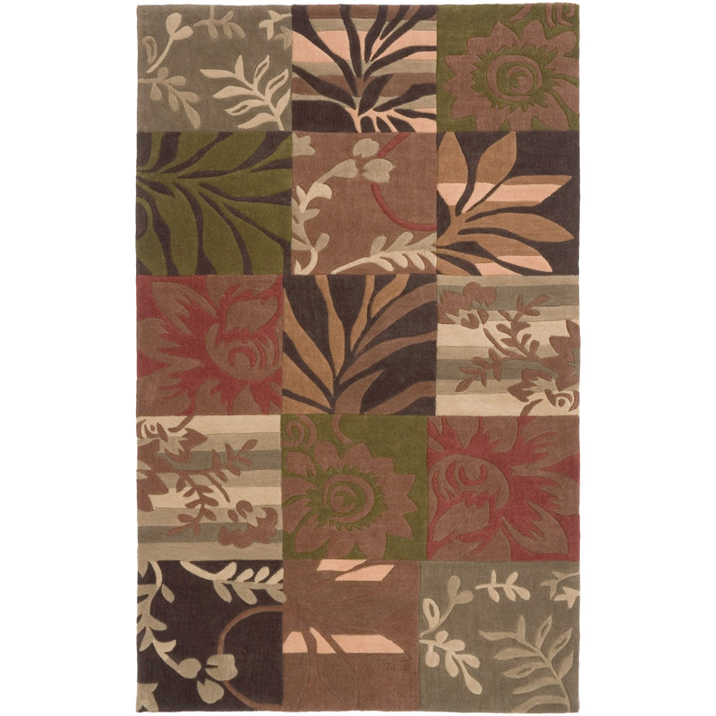 Desjambra Floral Indoor Rug, Rectangle 9' x 13'