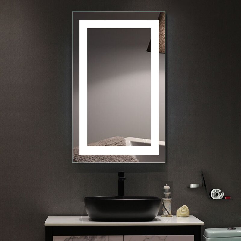 Orren Ellis Monaco Rectangle LED Wall Mirror & Reviews | Wayfair