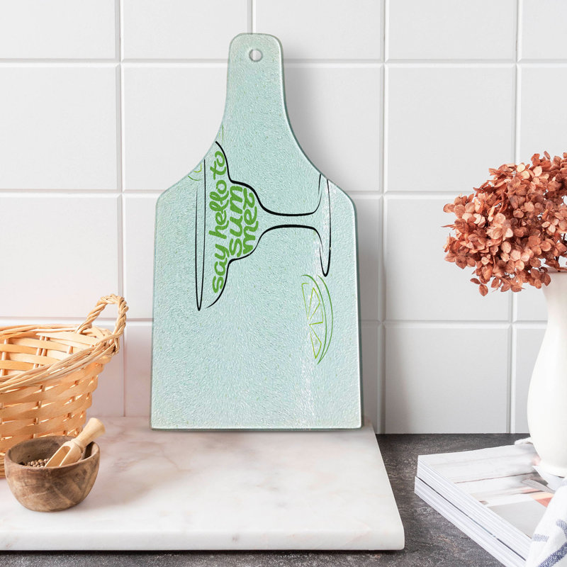 Planche à découper en verre East Urban Home