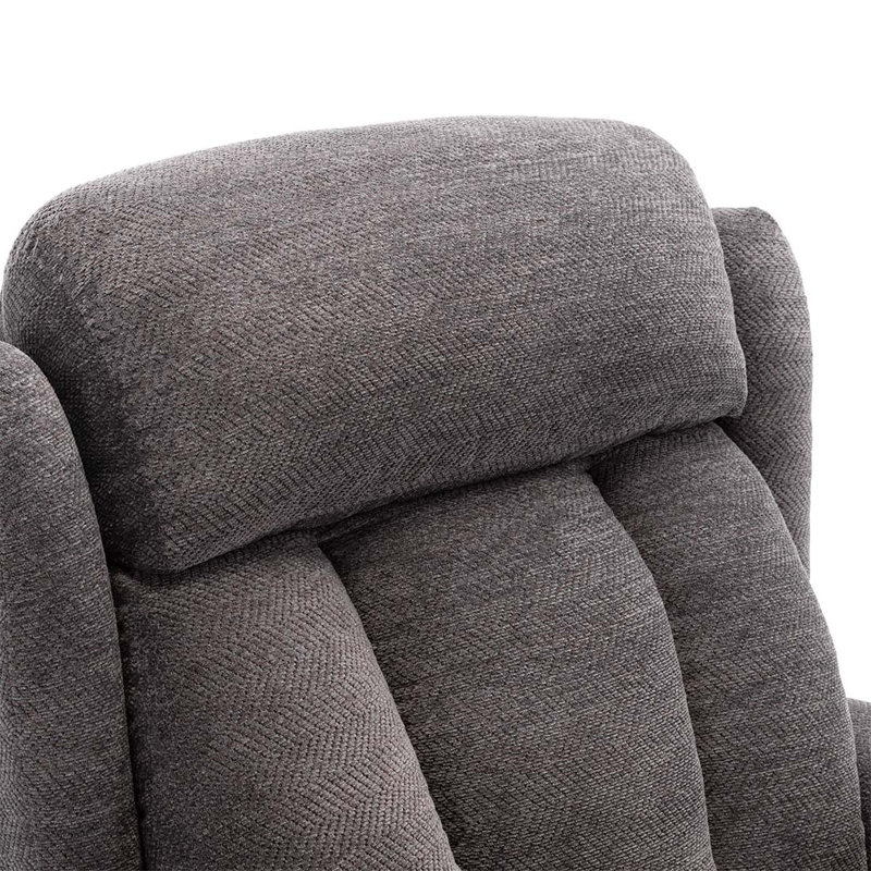 Adcox 88cm Wide Lift Assist Standard Recliner, Charcoal