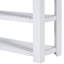 Élégante console avec 4 tiroirs et 2 tablettes, idéale pour les vestibules et les salons.-1340455942