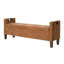 Banc de rangement en bois massif Dezaria-1415969452