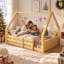 Lit de maison en bois Danuj-1091446373