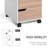 Arminas 15.75'' Wide 3 -Drawer Mobile File Cabinet-1351175299
