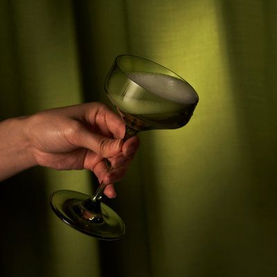 Reserve Nouveau Crystal Coupe Glasses