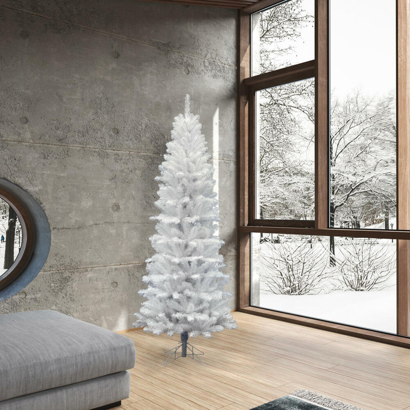 White Salem Pencil Pine 5.5' H Artificial Pine Christmas Tree