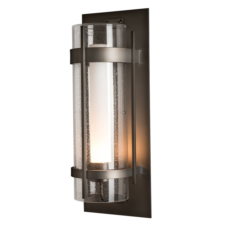 Torch Outdoor Flush Mount, Dark Smoke, 25.9" H x 9.9" W x 8.3" D