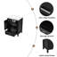 Meuble-lavabo moderne de 24 pouces avec lavabo en céramique, porte à fermeture douce, tablette de porte à double couche et 3 tiroirs-218279279