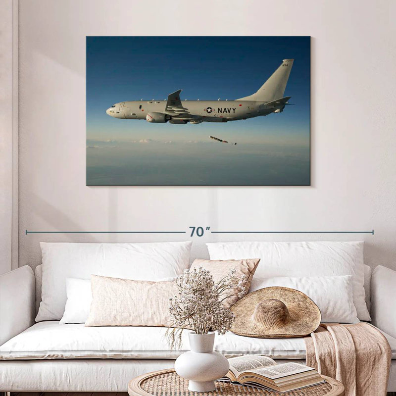 Mehar Boeing P-8 Poseidon, 30" H x 45" W