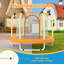 Trampoline pour tout-petits trampoline pour enfants intérieur et extérieur avec panier de basketball-128536990