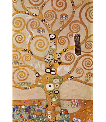 Impression d’art graphique « frises ii » par gustav klimt