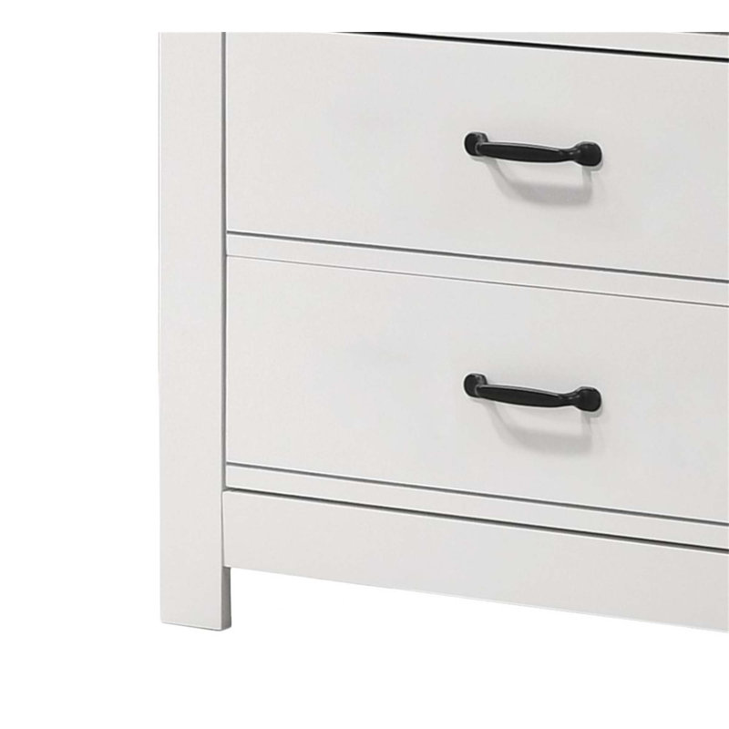 Cassini 31" White 5-Drawer Chest