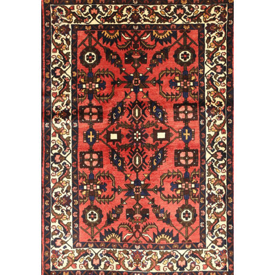 Tapis oriental rouge / beige