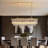 Dimmable Tiered Rectangle Chandelier With Crystal Accents-716270747-792016062