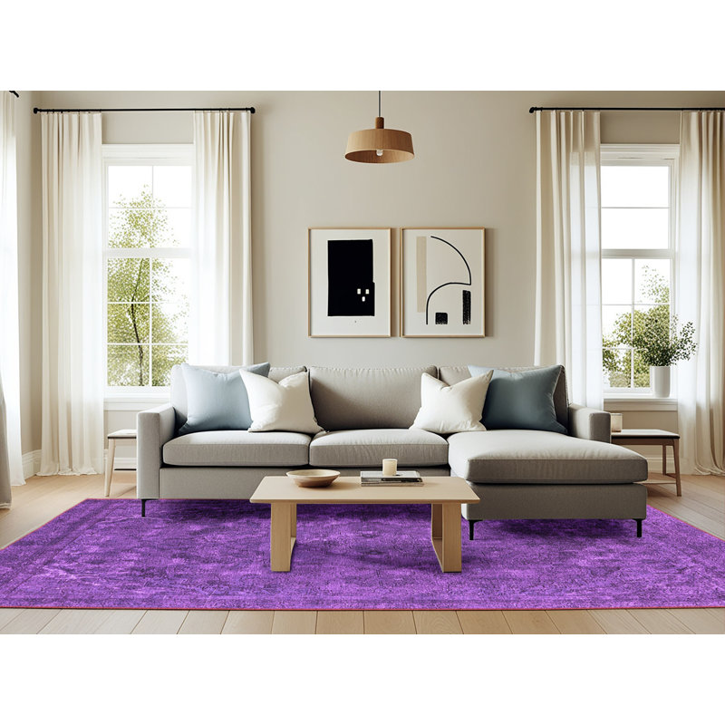 Oriental Indoor Rug, Rectangle 6' x 9'