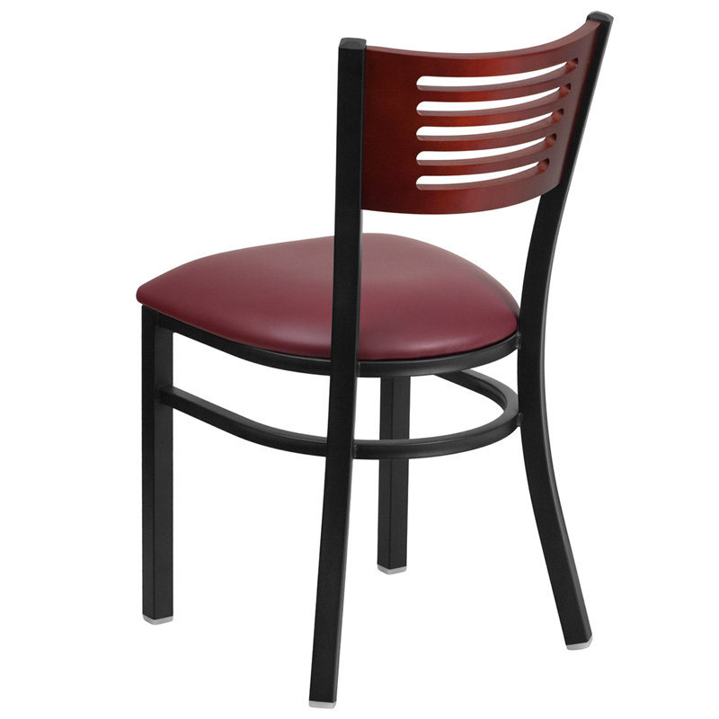 Prompton 19.5'' H Upholstered Side Chair, Black, 2