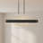 Coralie 6 - Light Steel Dimmable Geometric Chandelier