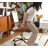 Lundgren Faux Leather Task Chair with Padded Arms-70066928
