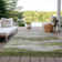 Machine Washable Indoor/Outdoor Chantille ACN1141 Green Rug