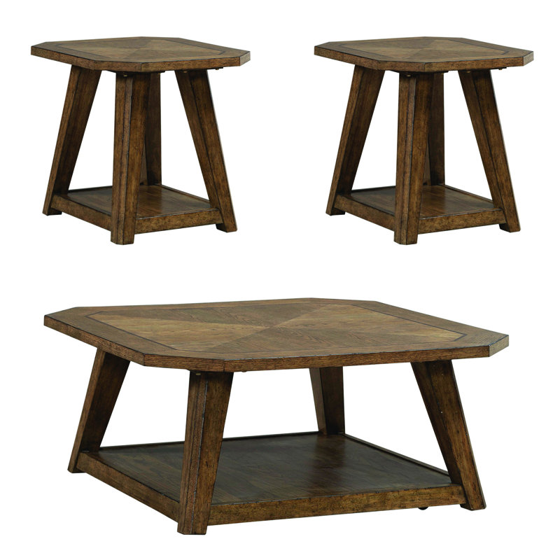 Gertraute Opt 3 Piece Living Room Table Set