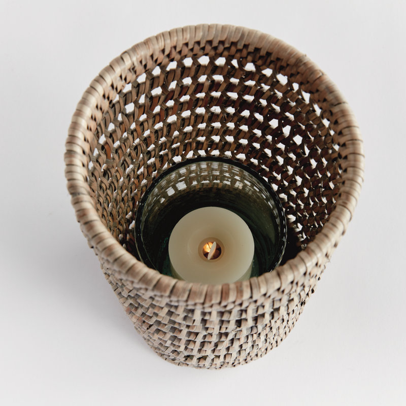Montecito Hurricane Candle Holder, 9.45" H x 5.51" W x 5.51" D