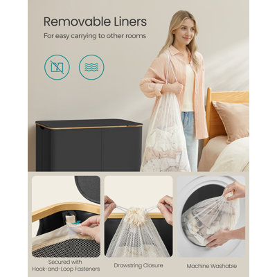 Fabric Laundry Hamper with Handles