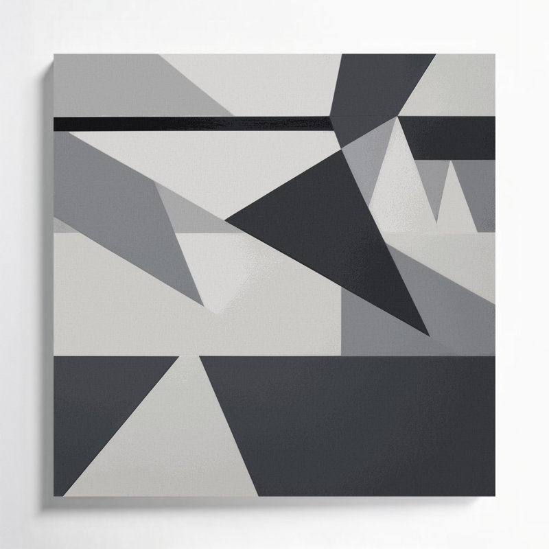 Minimalisme, art mural sur toile brun 75