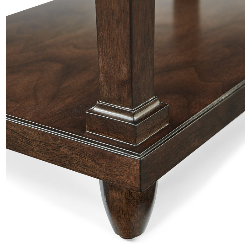 Tuscan Solid Wood End Table with Storage