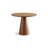 Nut-brown Round Solid Wood Dining table-2138914935