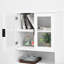 Grande armoire d'exposition avec rangement-2051333020