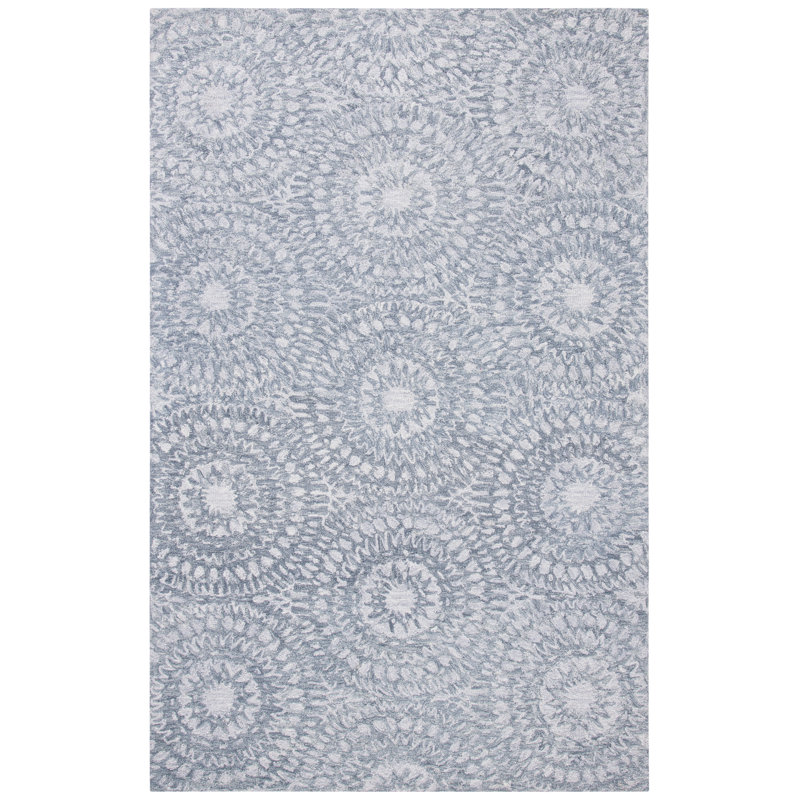 Metro Hand Tufted Wool And Cotton With Latex Geometric Rug, Rectangle 3' x 5'