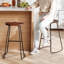 Ensemble de siège de selle en bois massif avec repose-pieds Alazia-412286913-412286914-412286918