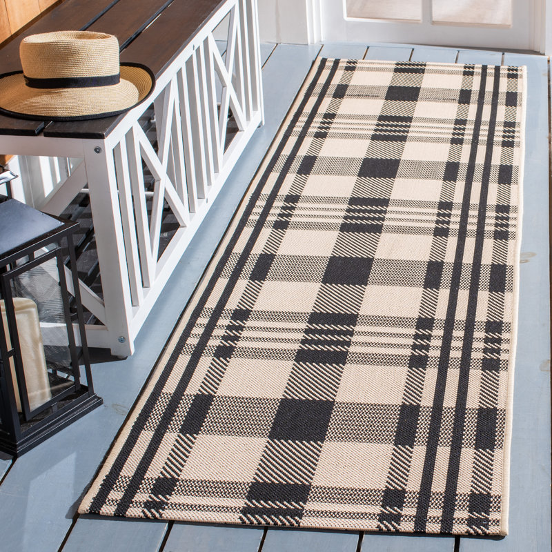 Lakeeva Performance Plaid Indoor/Outdoor Area Rug, Runner 2'3" x 6'7"