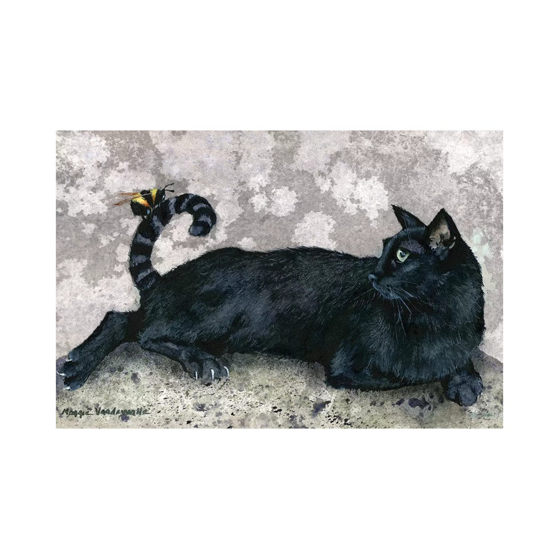 « Admiration » par Maggie Vandewalle-reproduction d’art, H 8 po x l 12 po x P 0,75 po, Toile tendue, Pas de tapis
