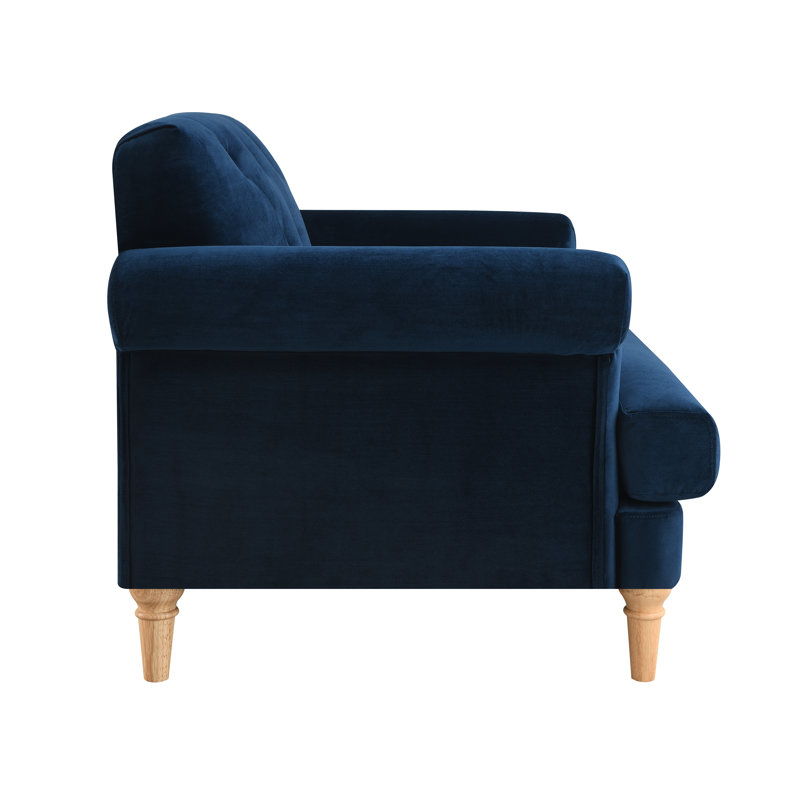 Keedysville 2 - Piece Velvet Living Room Set, Midnight Blue