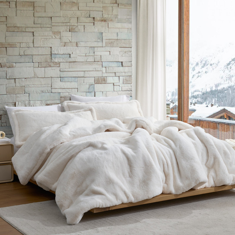 Ice Bear - Coma Inducer® Oversized Comforter Set - Cream White, King