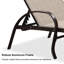 Chaise longue d'extérieur en métal avec table Darmont-168085357