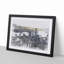 Hong Kong Skyline in China in Abstract - Picture Frame Graphic Art Print on MDF-55763699-55763701