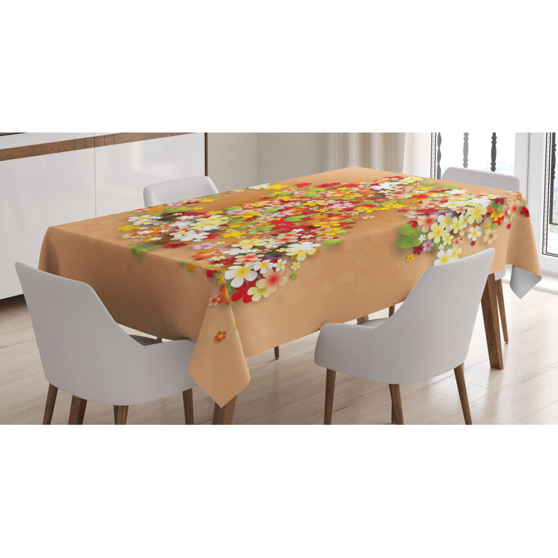 Floral Tablecloth, 52" L x 70" W
