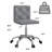 Armless Desk Chair Set Of 2, Mid Back Swivel Office Chair, Adjustable Task Chair With Rolling Wheels And Modern Tufted-353128353
