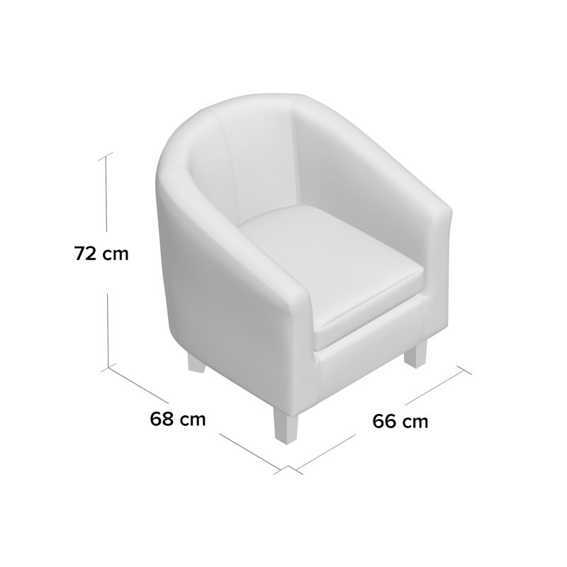 Tub Chair, Black