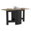 Table pliante Gateleg compacte et compacte
