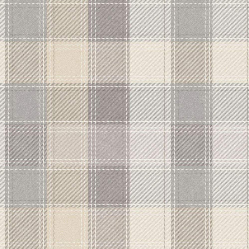 Twomey 10.05m x 53cm Matte Wallpaper Roll, Grey