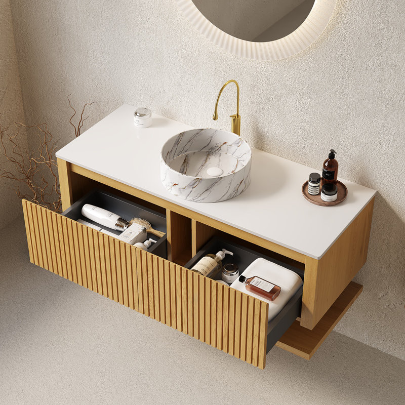 Armoire de rangement murale en contreplaqué 48 po, sans bassin