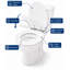 Sellman Soft Close Round Standard Toilet Seat-34459677