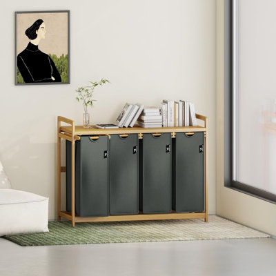 Bamboo Laundry Hamper Storage