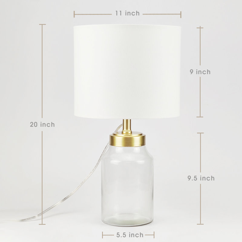 Treyton Glass Table Lamp