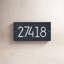 Plaque d'adresse moderne-753185557-753185583