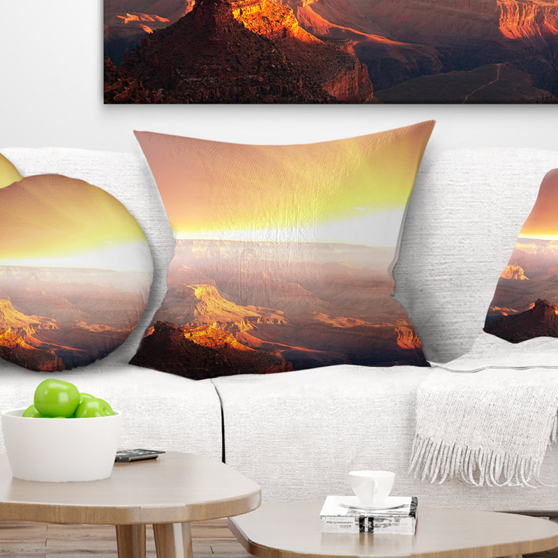 Coussin décoratif Grand Canyon, 16 po x 1 po, Coussin décoratif