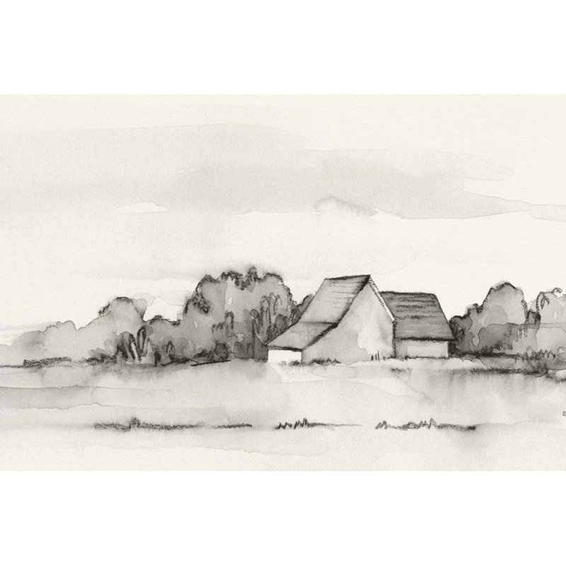 Wyeth Barn II - Painting, 81 cm H x 122 cm W, Wrapped Canvas
